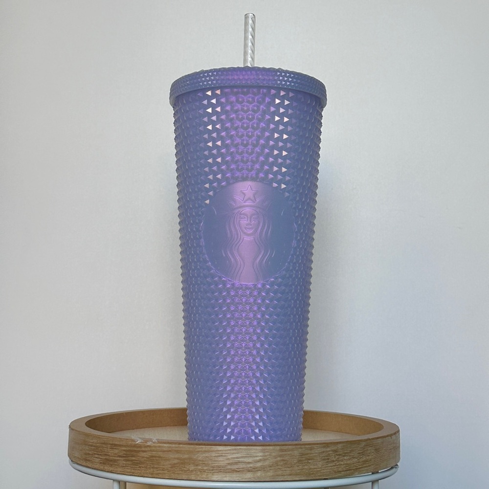 Brand New Iridescent Starbucks Studded Tumbler
